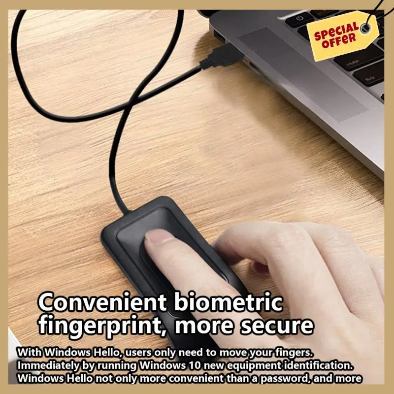 Fingerprint Login USB Computer Fingerprint Recognition Boot Software Lock Fingerprint Recognition-WMAN