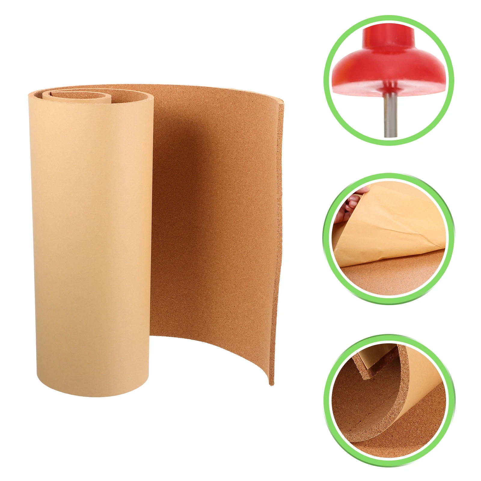 Cork Roll Message Board Wall Sticker Decorative Bulletin Office Rectangle Display Boards Photo Wall Practical Multi Functional