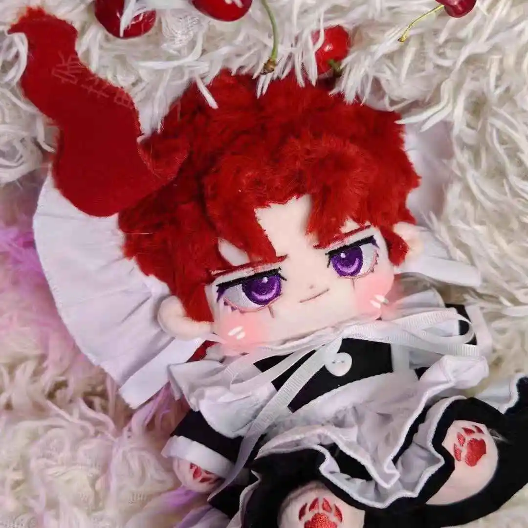 

JoJo's Bizarre Adventure Kakyoin Noriaki, плюшевая фигурка, мягкое плюшевое платье, кукла, уши, реквизит для косплея, рождественский подарок для фанатов, 20 см