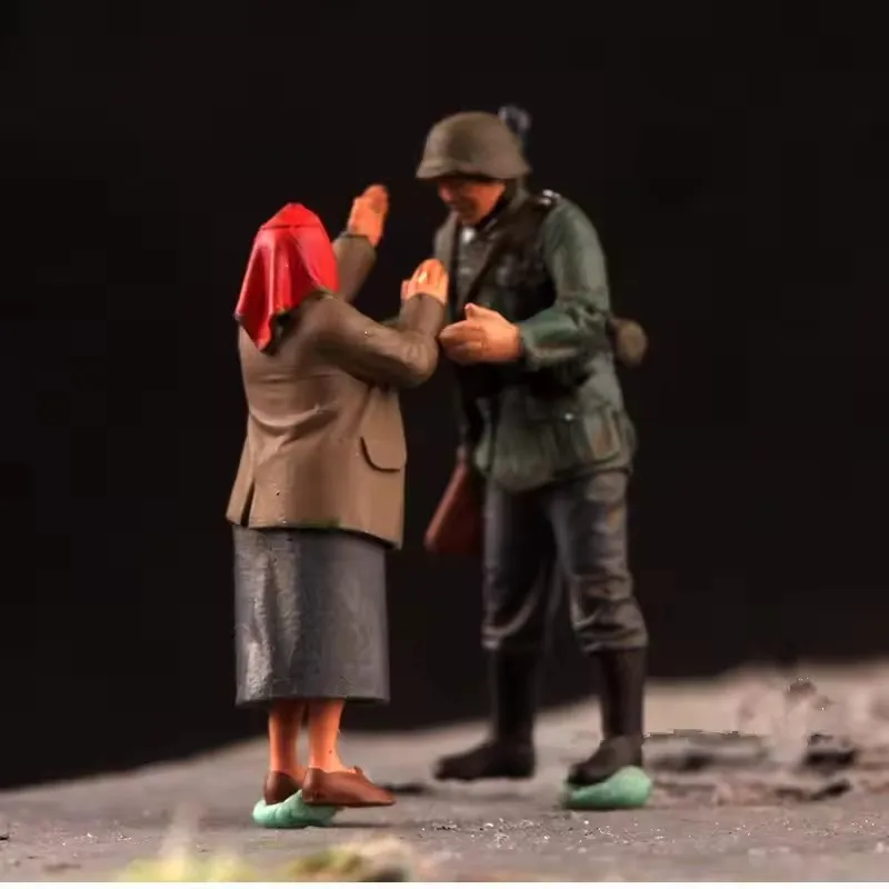 Model w skali 1:72 Czerwona Flaga Babcia Anna Miła Matka Pożegnaj się Syn Zabawka Armia Rosyjska Czerwony Tornister Dowódca DIY Scena Ekspozycyjna