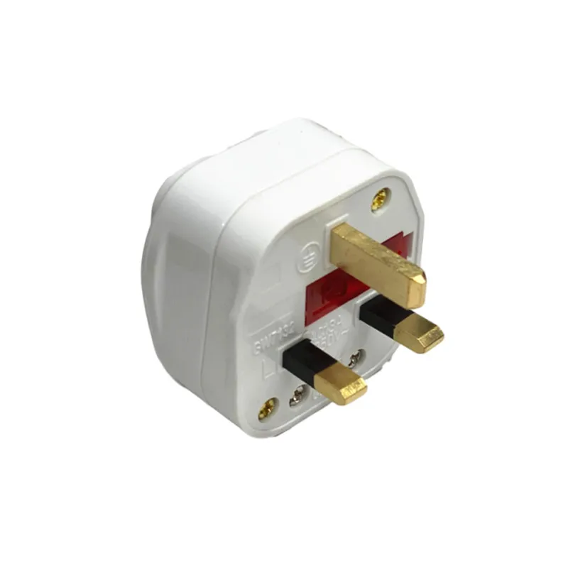 UK 3 Pin Switch 250V 13A AC Power Plug With Switch Male Electrical Socket Fused Connect Cord Overload Protection Adapter