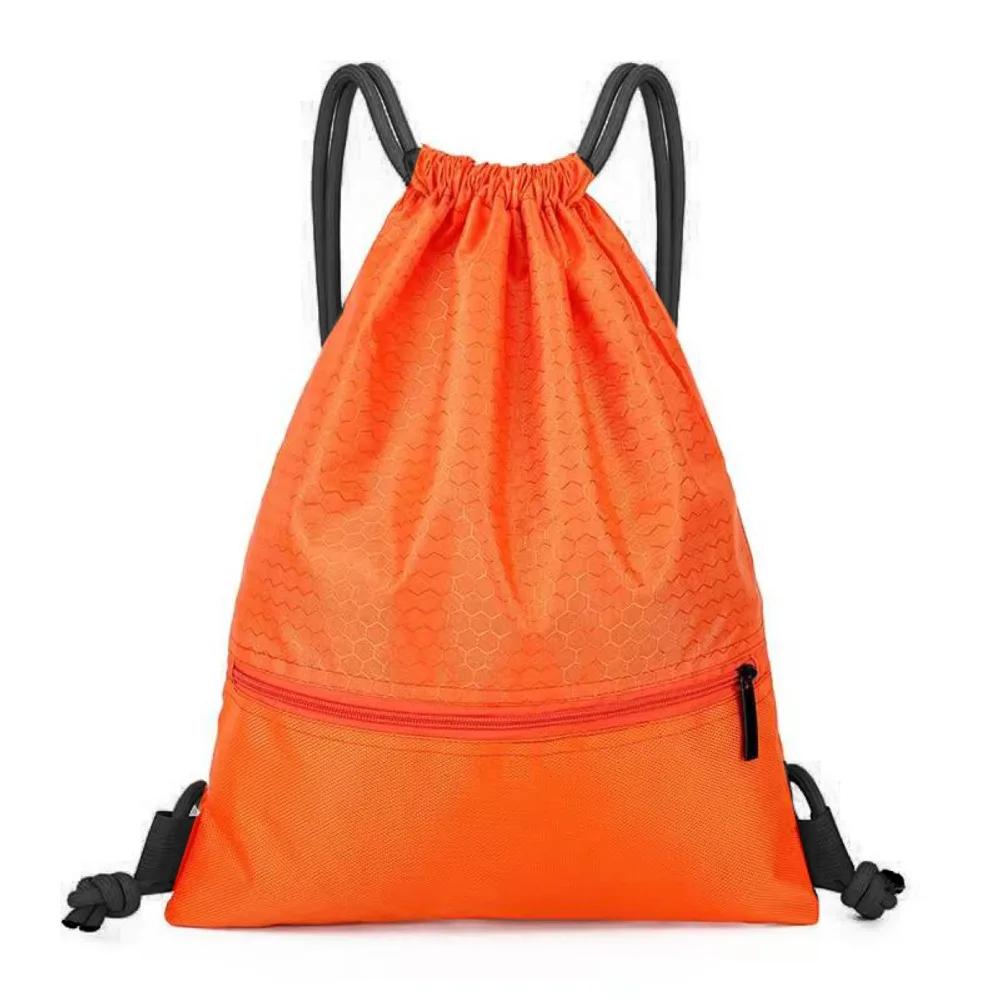 

Waterproof Fitness Drawstring Bag Large Capacity Lightweight Drawstring Backpack Commuting Solid Color Drawstring Pocket Sports