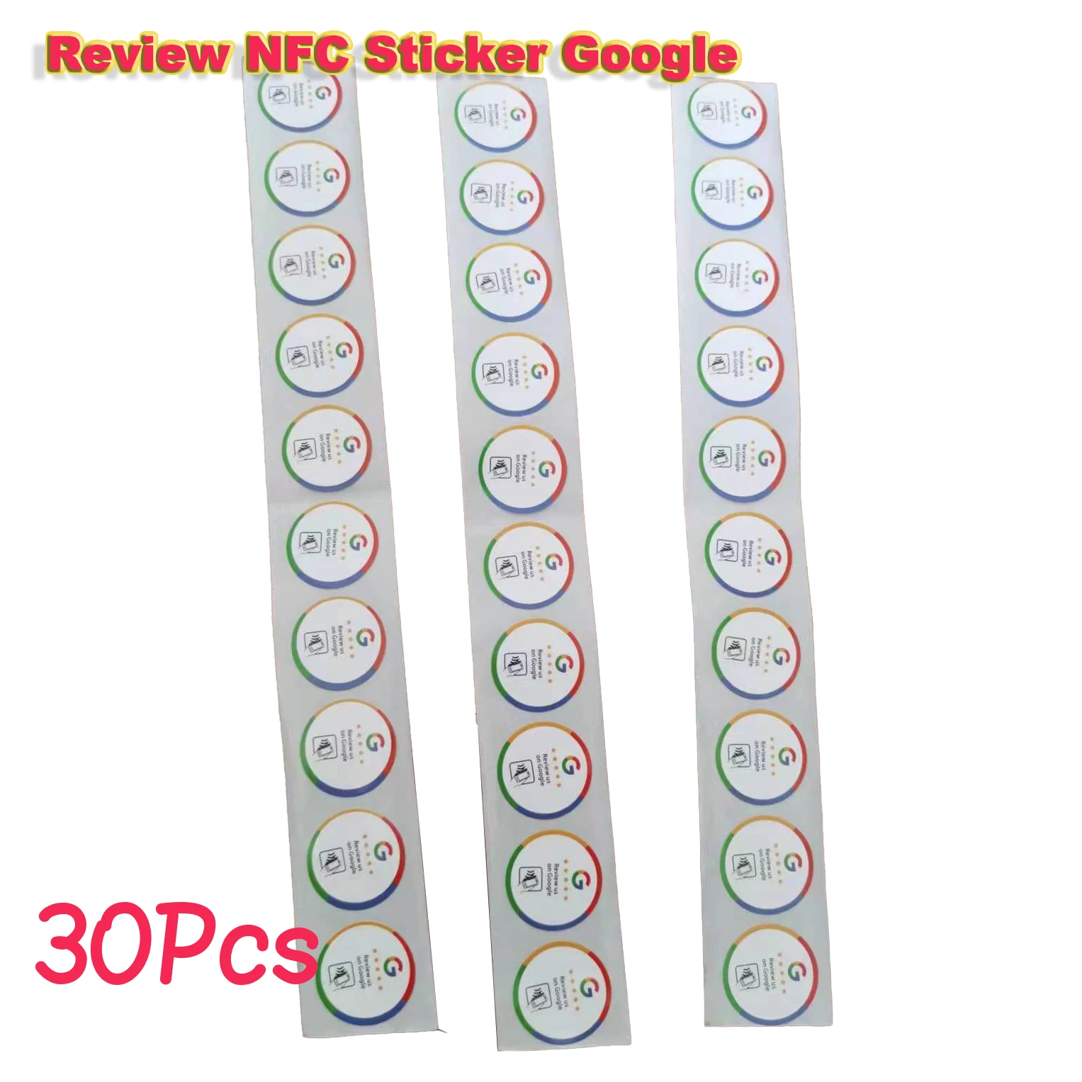 10/50/100 Stück Boost Review NFC-Aufkleber Google Google Review NFC-Aufkleber Erhöhen Sie Ihre Bewertungen Google Tap To Review Cards NFC-Tag