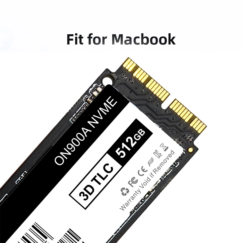 Oscoo Harde Schijf Ssd 512Gb 1Tb 2Tb Voor 2013 2015 2017 Macbook Air A1465 A1466 A1398 A1419 Interne Solid State Pcie 3.0*4 Ssd