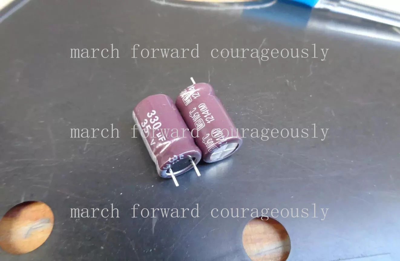 

50pcs for SUSCON MF high frequency, low resistance, 35V, 330UF, 10X16, 105 degrees