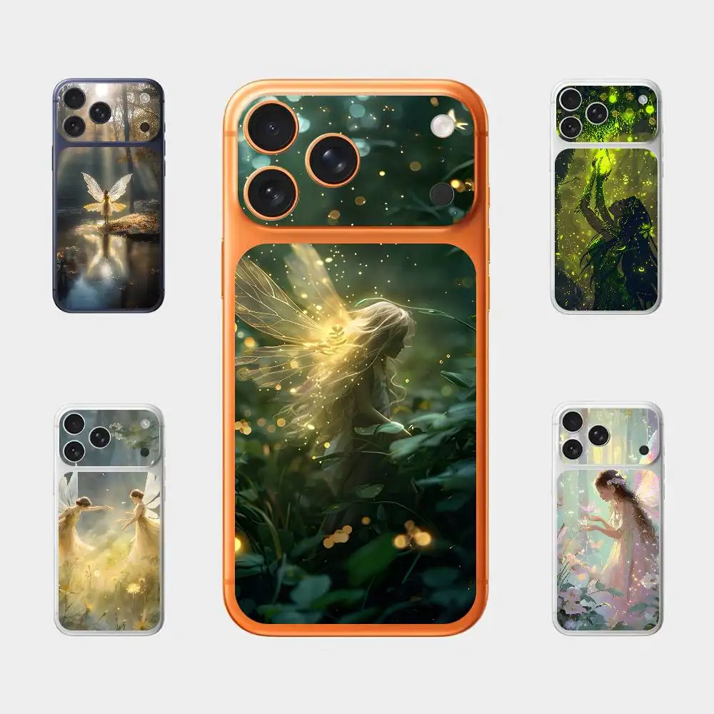 

Glow Fairy For iPhone 17 Pro Max Full Back Cover Decal Wrap Skin Rear Protective Sticker Film