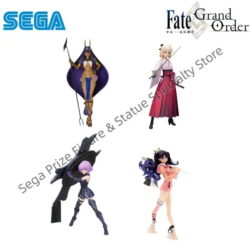 Figura de acción original de personajes de anime Fate Grand Order Nitocris Okita Souji, modelo Garage Kit, en caja original, de Sega, en stock.