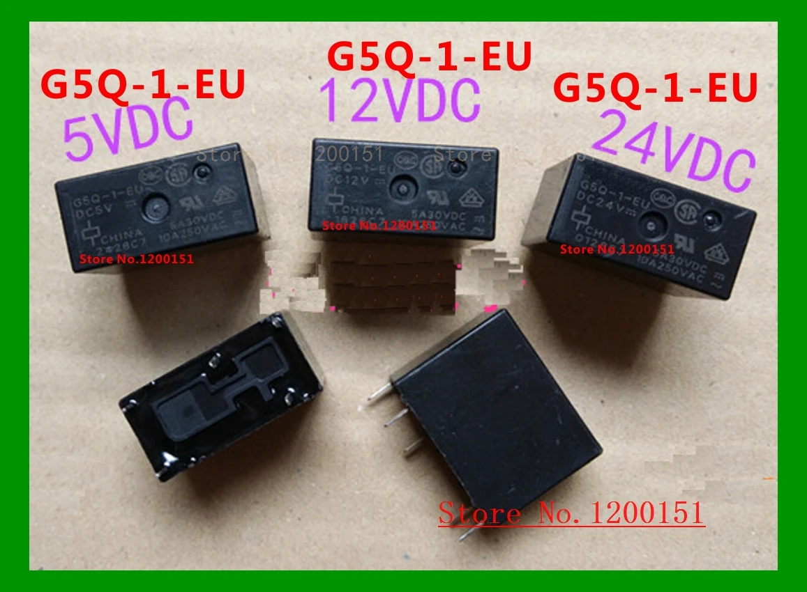 G5Q-1-Eu 5Vdc 12Vdc… - image
