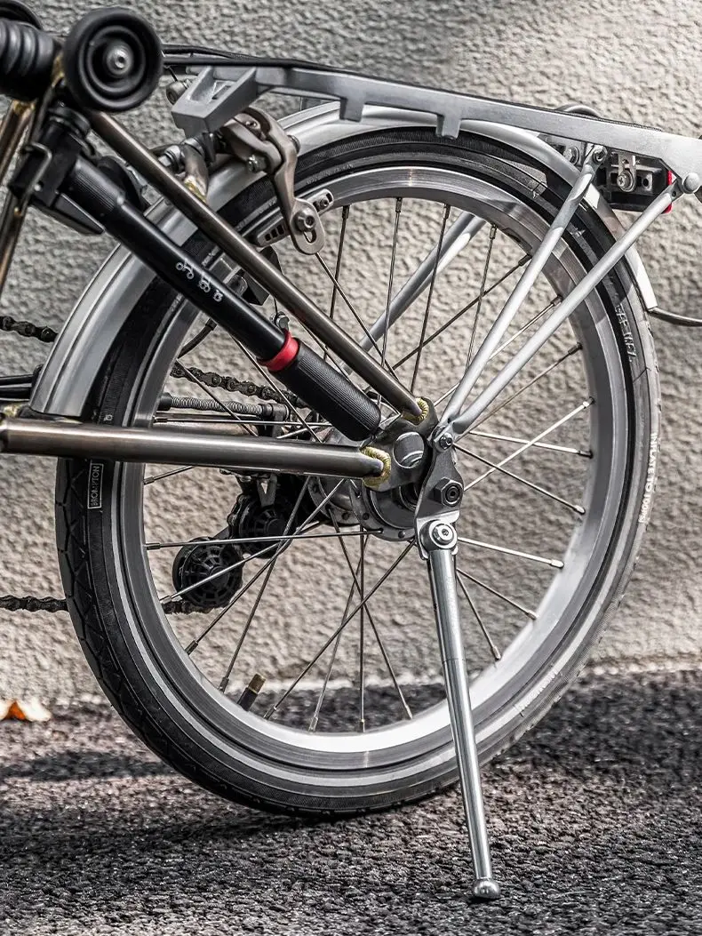 AliExpress ROCKBROS Folding Bicycle Kickstand Ultralight Foot Support 16inch Folding Bike Kickstand Parking Stand Footrest Bike Accessories