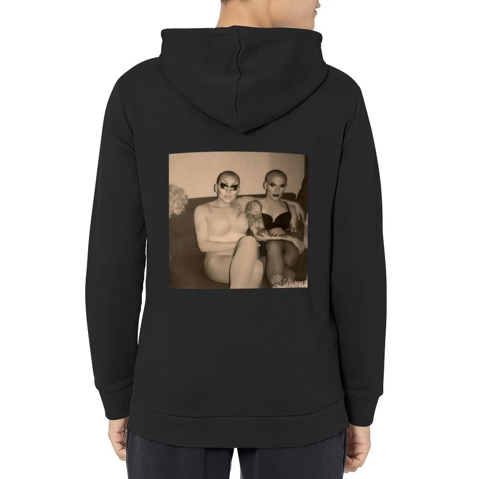 

Trixie and Katya Behind the Scenes Hoodie men's sweat-shirt mens clothing clothes for men hoodie for men