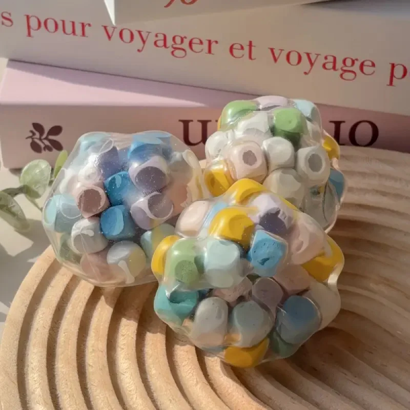 Xylitol Handmade Squishy Balls Stress Relief Toy Super Soft Sensory Fidget Toys for Kids Adults Anxiety Relaxation Squeeze Gift