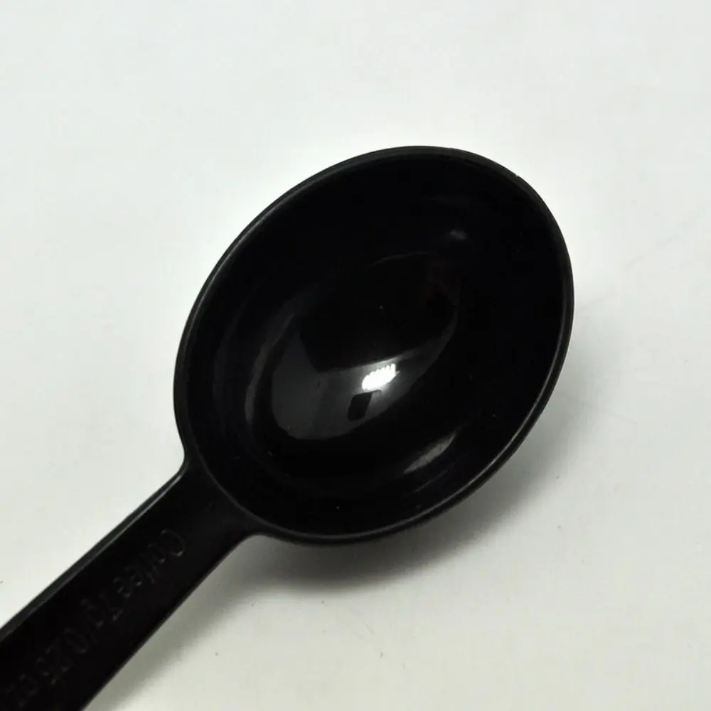 Multifunction Plastic Measuring Teaspoon Scoop Black 15ml Coffee Scoop Coffee Beans Container Scoop Home