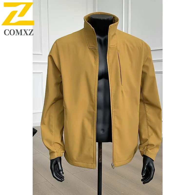 

Мужская уличная ветрозащитная куртка из софтшелла, легкая походная осенняя ветровка для кемпинга, куртка 2025 г., удобный плащ для прогулок