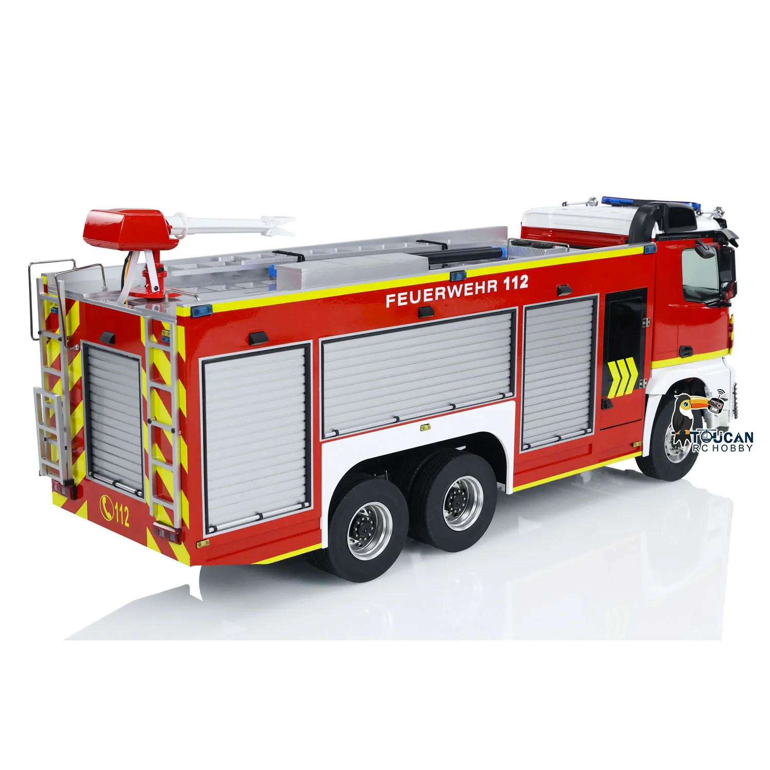 1/14 6x4 8x8 RC Fire Vehicles Metal Chassis TOUCAN Remote Control Fire Fighting Truck Cars Model Toys for Boys TH24130