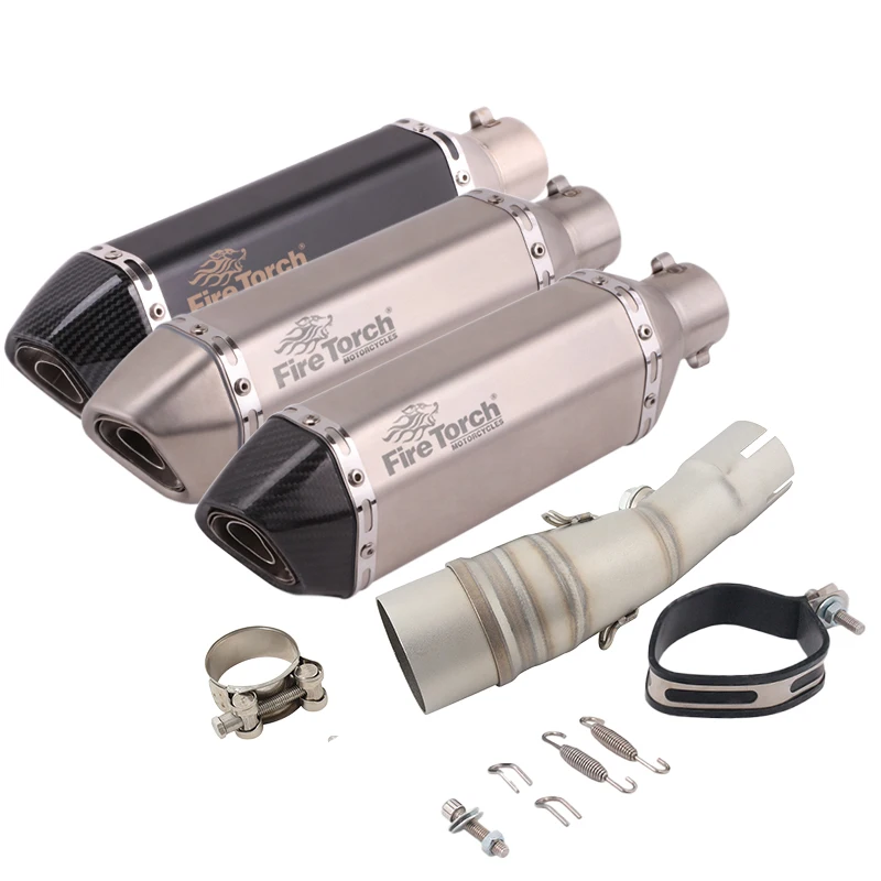 

For Yamaha X MAX XMAX 250 300 XMAX250 XMAX300 2021 - 2022 Motorcycle Exhaust Escape Mid Link Pipe Connect 51mm Muffler Systems