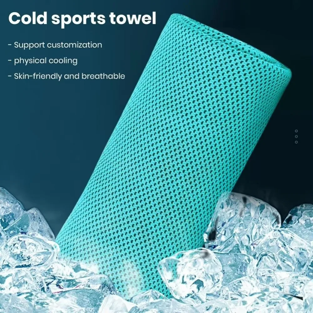 Breathable Cooling Towel Quick Drying Ultra Soft Ice Wipes Sunstroke Prevention Lightweight Yoga Swimming Gym Towel Summer
