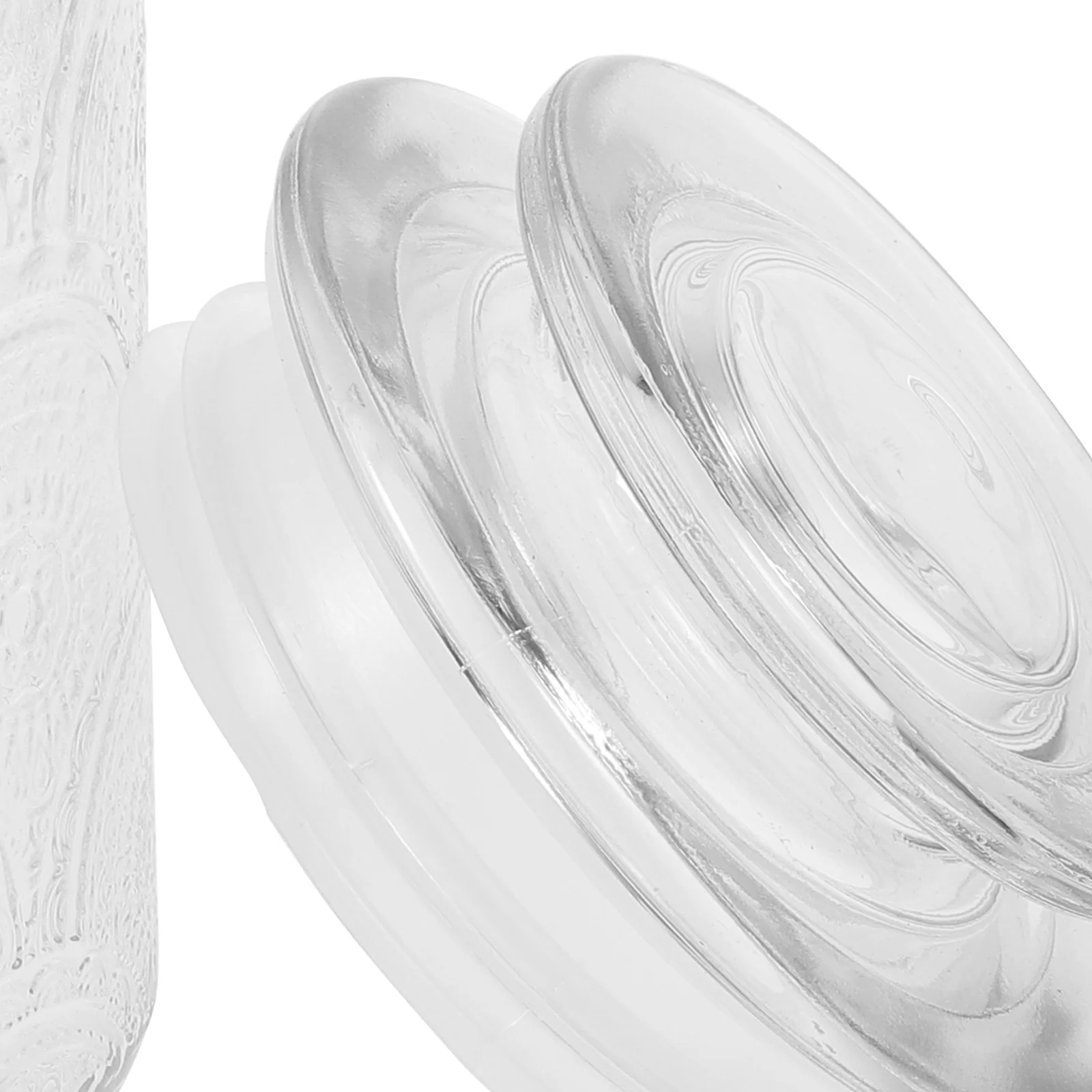 

Glass Grain Storage Jar Airtight Transparent Large Mouth Container for Flour Coffee Nuts Breakfast Cereal Glass Sealed Jar