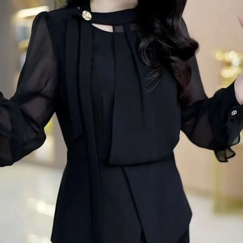 

Chiffon Casual Women's Spring Summer New Design Top