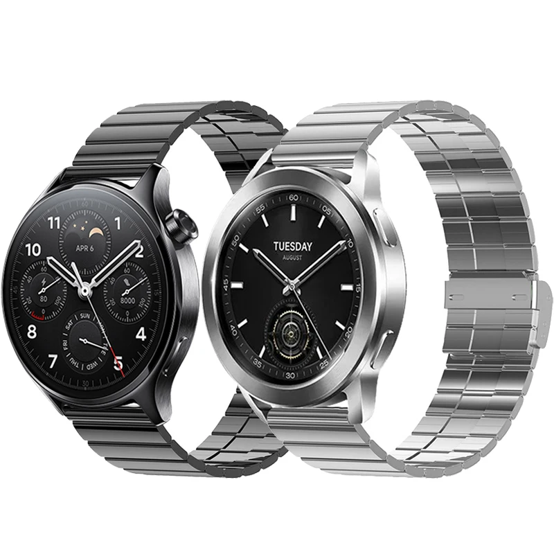 Stainless Steel Strap for Xiaomi Watch S3 Watchband for xiaomi watch S2 42mm/46mm Band for Xiaomi Watch S1 Active Metal Bracelet