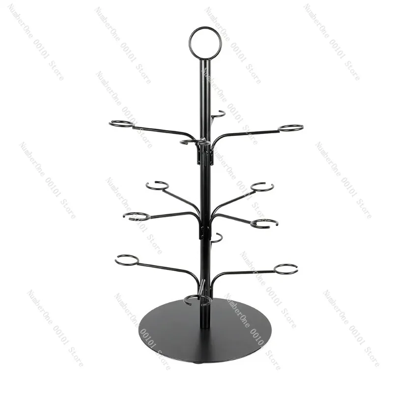 INTELLIGENT 3 Tier Wine Glass Holder Freestanding Tabletop Storage Rack Cocktail Glass Tree Display Stand