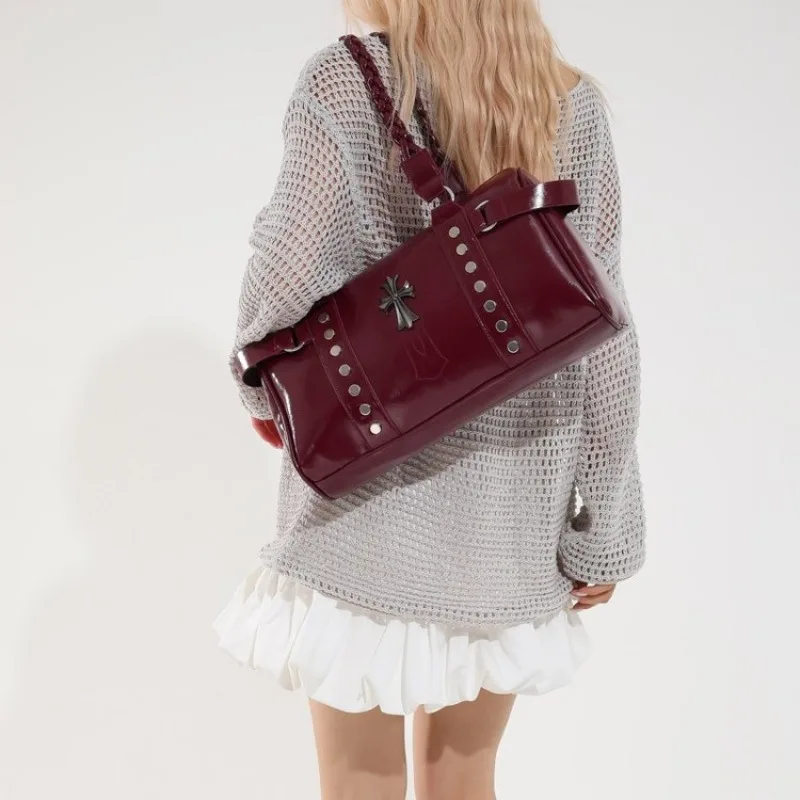 Bolsa de ombro feminina elegante – bolsa crossbody com design retrô vintage para uso diário, item quente essencial de viagem da moda