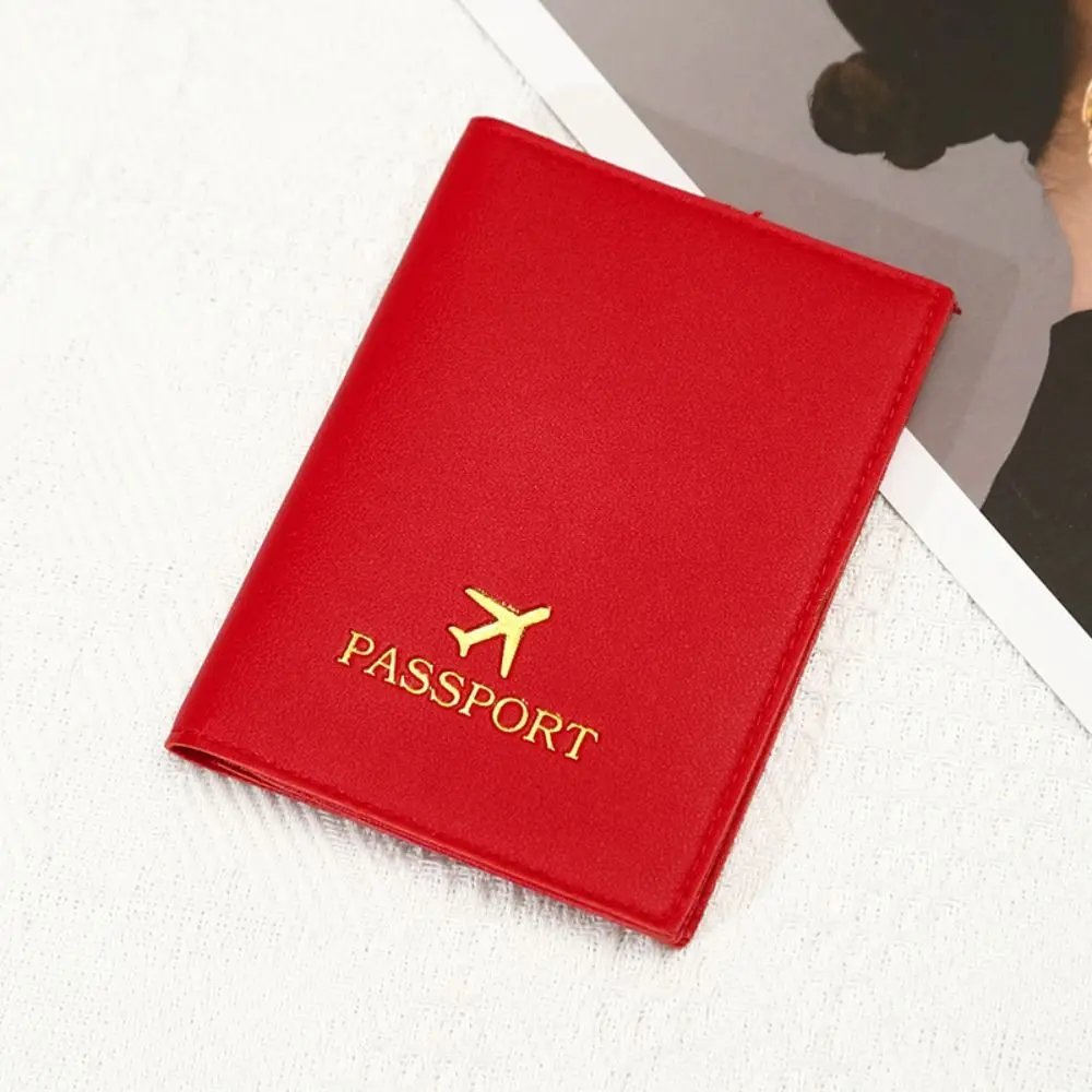 Multifunction PU Leather Passport Cover Travel Accessories Card Case Passport Clip Airplane Check-in Wallet Ticket Holder Travel