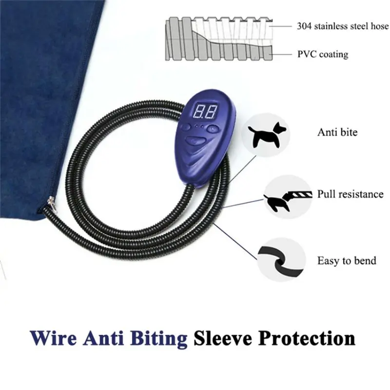 A95G Pet Heating Pad Cat Constant Temperature Electric Blanket 12V Low Voltage Pet Electric Heater For Dogs Bed EU Plug-C Durabl - view 5