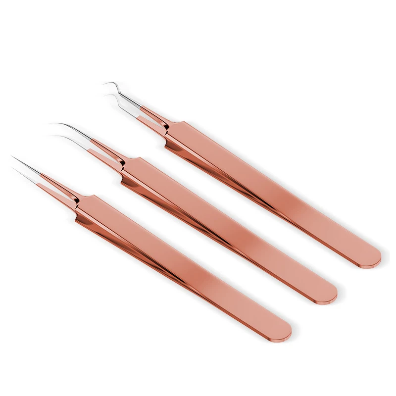 9/7/5 Stuks Acne Mee-Eter Verwijderingsnaalden Kits Roségoud Roestvrij Staal Black Spot Puistje Reinigingstool Gezicht Huidverzorging