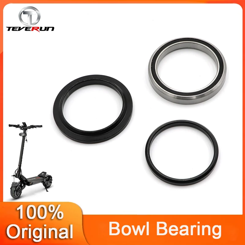 Original Bowl Bearing For Teverun Fighter 11/Supreme/7260R Electric Scooter Gasket Down Gasket Up Scooter Spare Parts