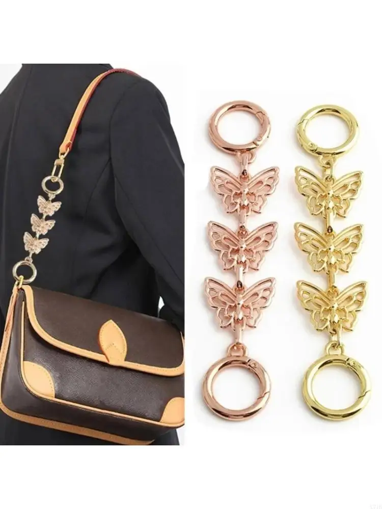  Butterfly Underarm Jewelry Extender Chain Elegant Design Adjustable Length Practical Alloy