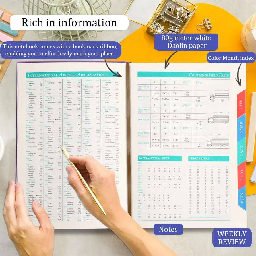 2026 Tree Pattern Spiral Bound Weekly Planner & Notebook & Schedule Organizer, Stationery For Office & School & Study, Plan Book