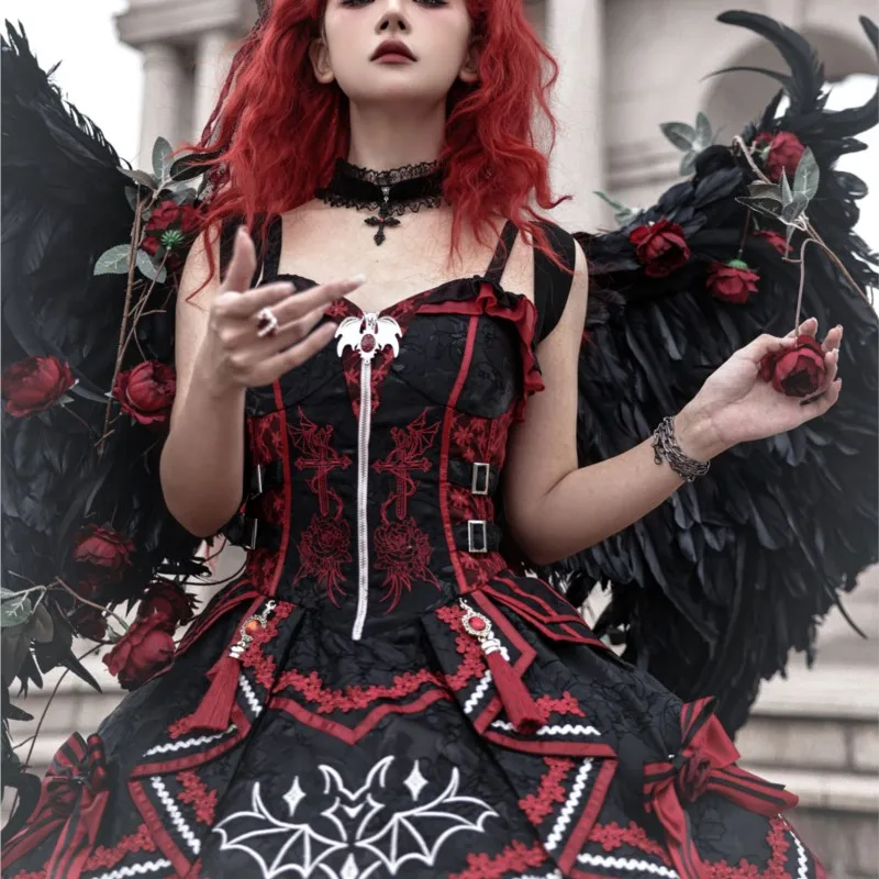 Dark Fragrance Moving Gothic Style Dress