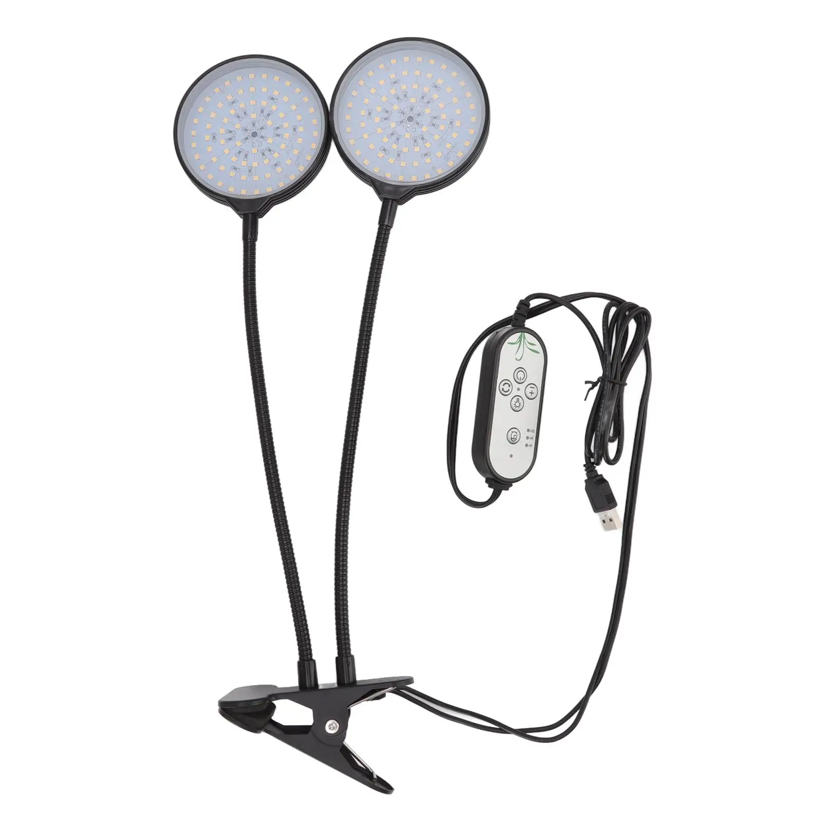 

30W Full Spectrum Plant Grow Lamp with 360° Bend, USB Power Supply & Anti-Slip Base - for indoor Garden Light