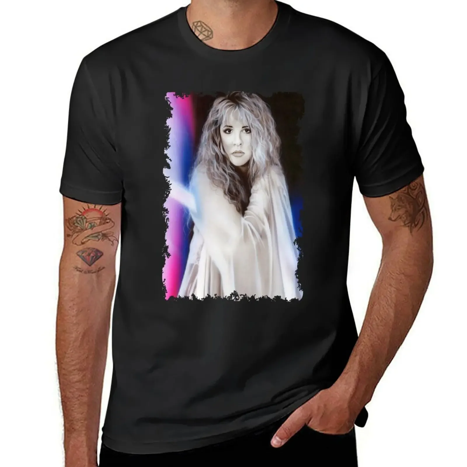 

Gift Stevie Nicks T-Shirt street wear summer top anime stuff Men's t-shirt