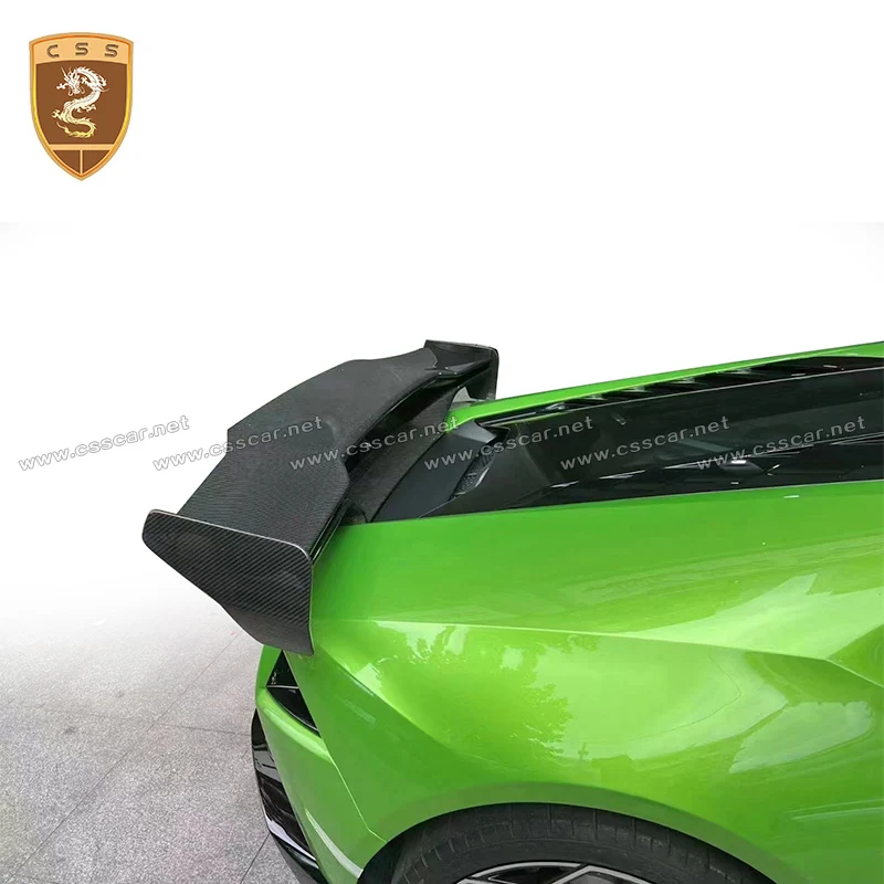 

Спойлер на задний багажник из сухого карбона для Lamborghini EVO, стиль Vors, высокое хвостовое крыло для Huracan LP610, LP580.