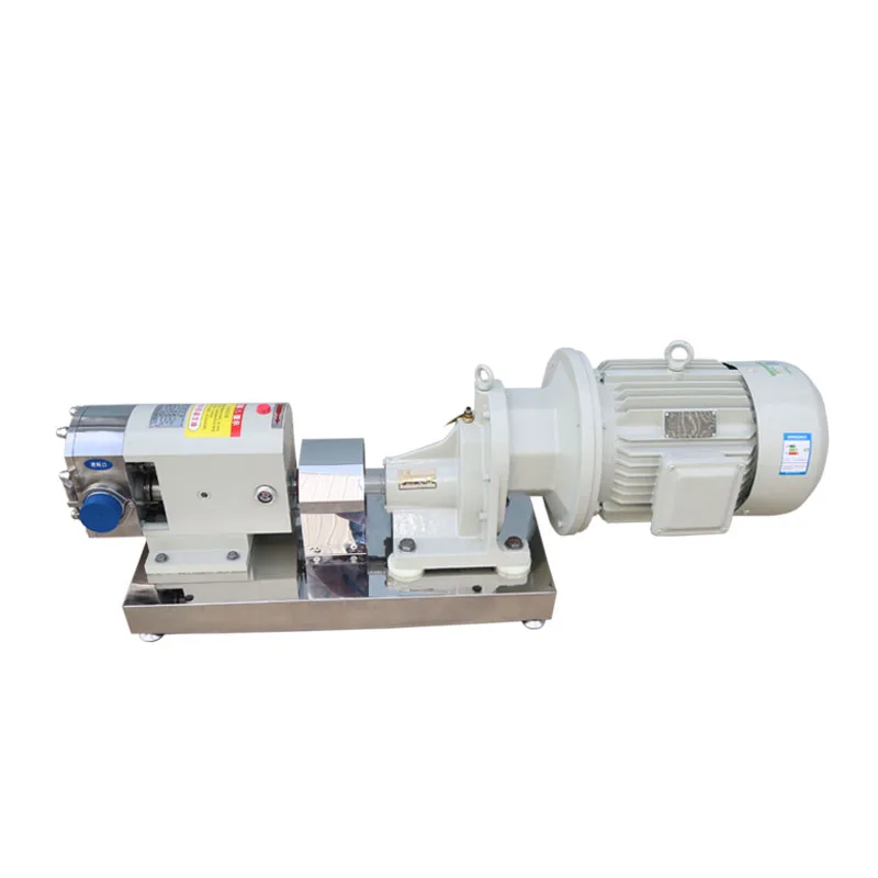 Sanitary Stainless Steel Positive Displacement Rotary Lobe Pump Food Grade for Syrup Transfer Rotary Lobe Pump Body