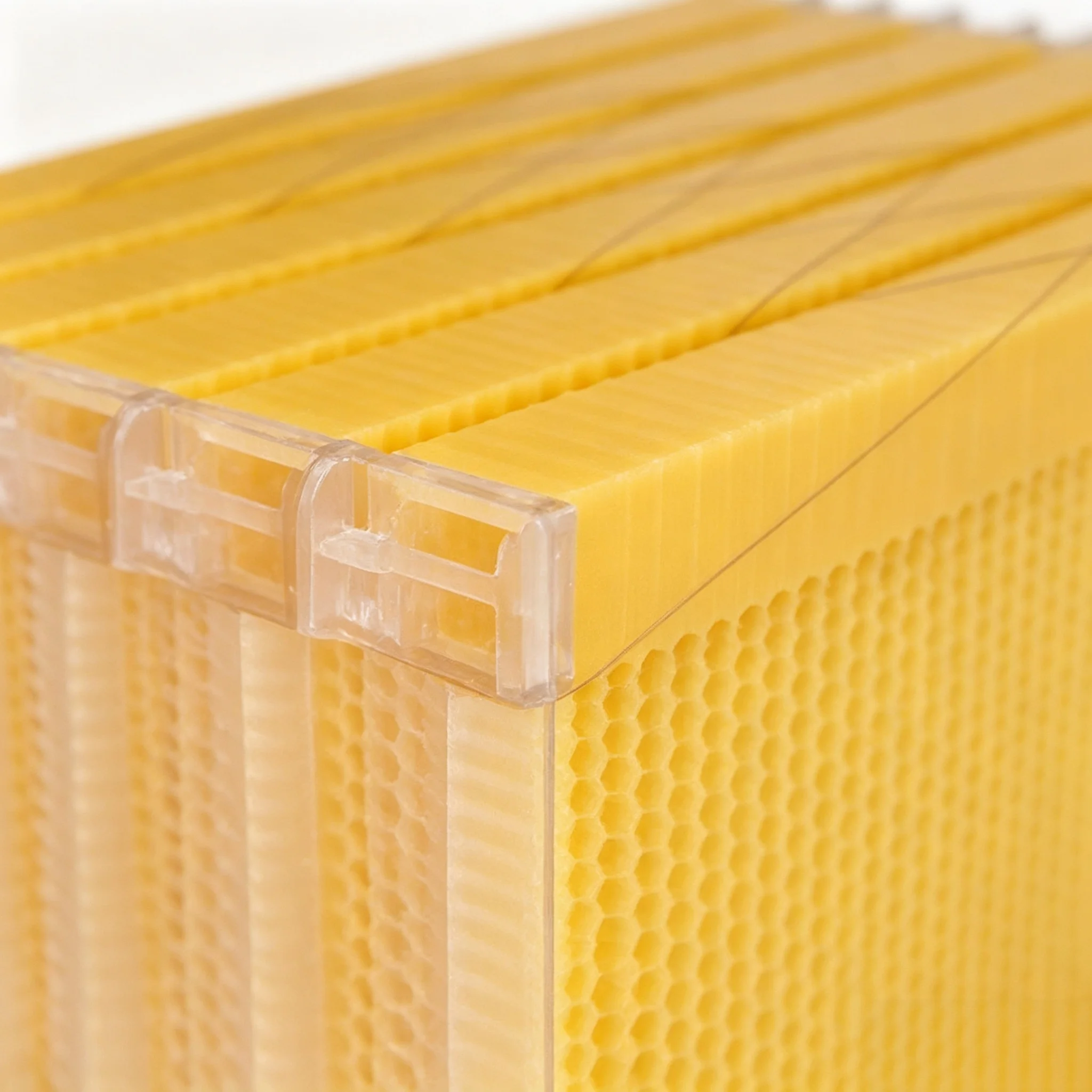 7 Pcs Plastic Bee Comb Foundation for Self-Flow Beehive, Beekeeping Honey Harvest Comb