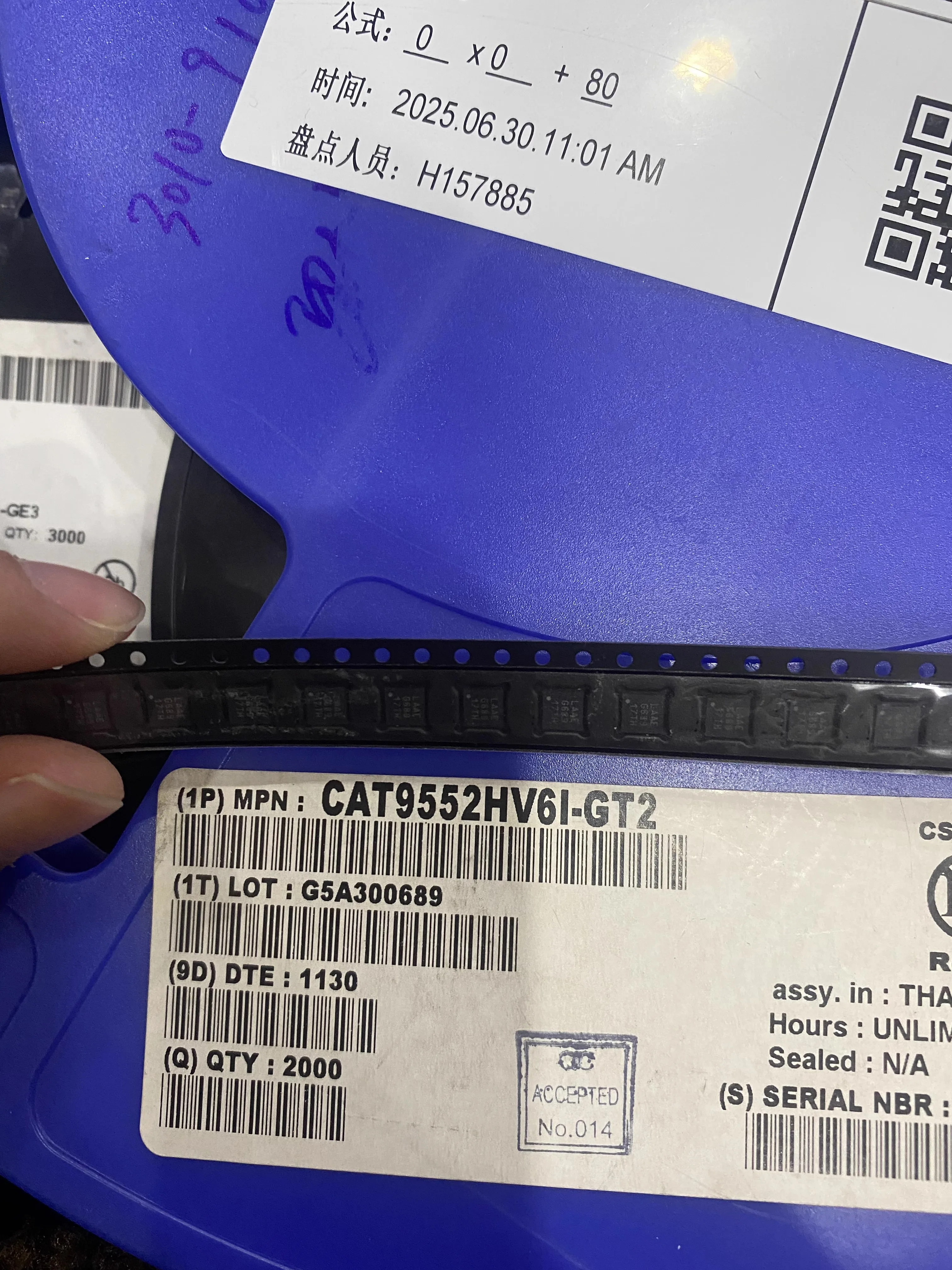 

10 шт. Совершенно новый оригинальный CAT9552HV6I-GT2 QFN