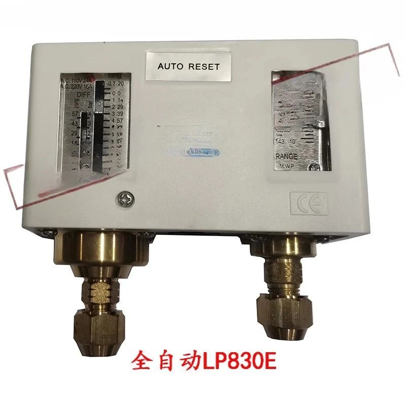 

Pressure Controller: Pressure Switch: LP830E, LP830HME HLME, Manual, Automatic, Pressure