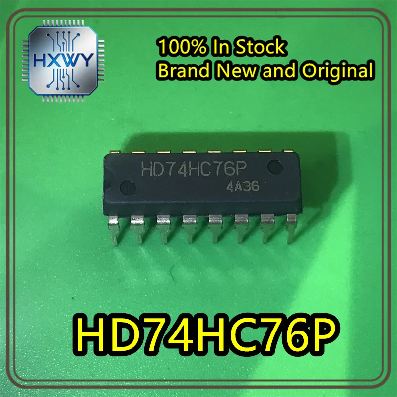 (1/10 piece) HD74HC76P HD74HC76 DIP16 Dual JK Triggers Brand New Original In Stock Electronic Equipment