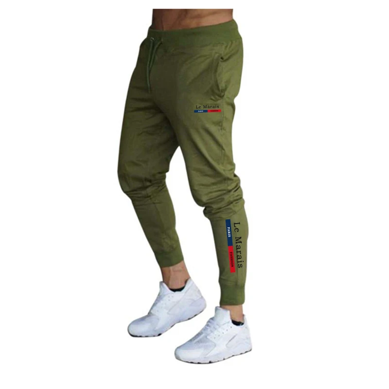 Men'S Sweatpants Paris Le Marais Print Jogger Pants Fall Winter Home Outdoor Comfort Casual Warm Trousers 2 In 1