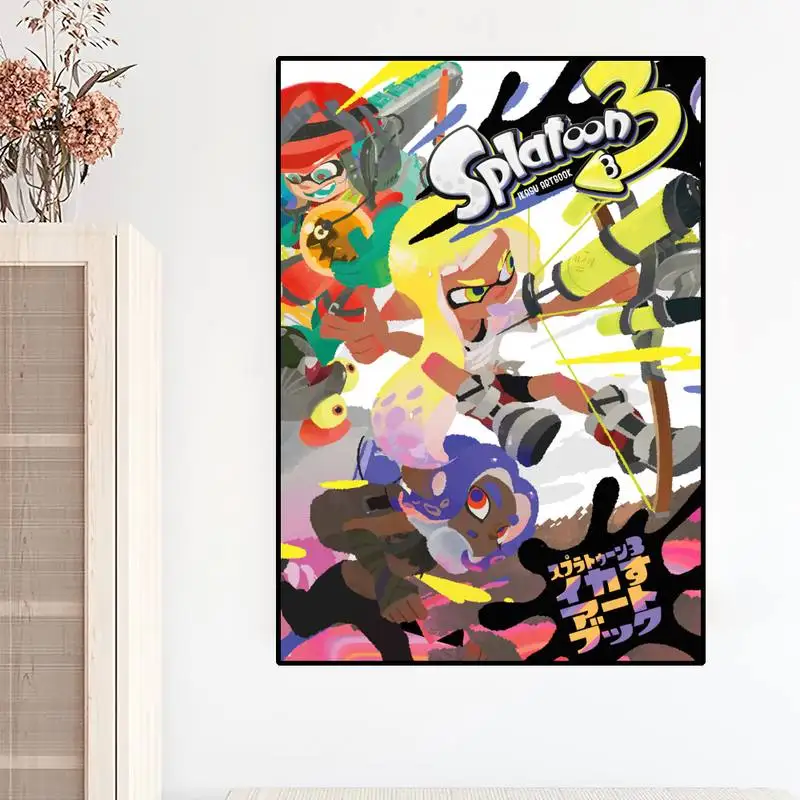 Game Splatoon 3 POSTER Prints Wall Painting Bedroom Living Room Decoration Home