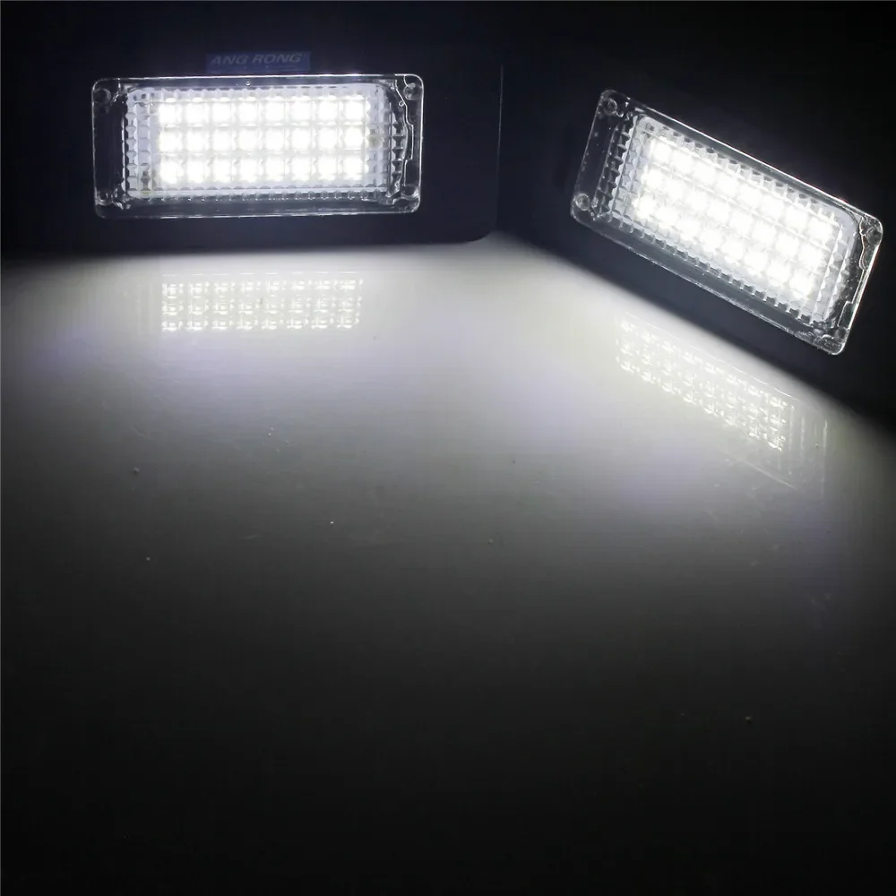 ANGRONG 2x Canbus LED License Number Plate Light Lamp For BMW 3 5 Series E39 E60 E61 E90 E92 image 4