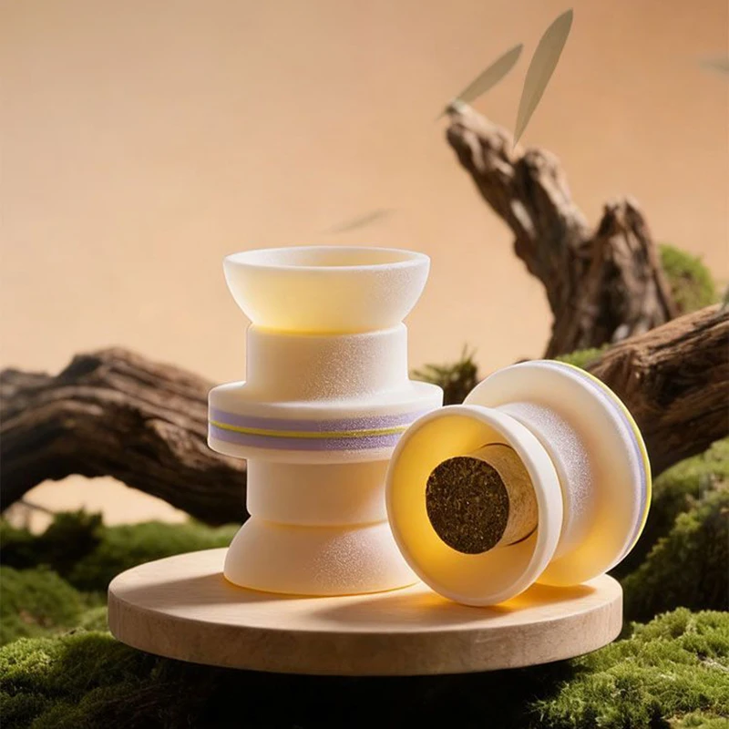 6-teiliges Tonschalen-Set mit 36 Moxa-Stäbchen für Moxibustionsbrenner, tragbares Meridian-Massage-Gesundheitswerkzeug – Detail 5