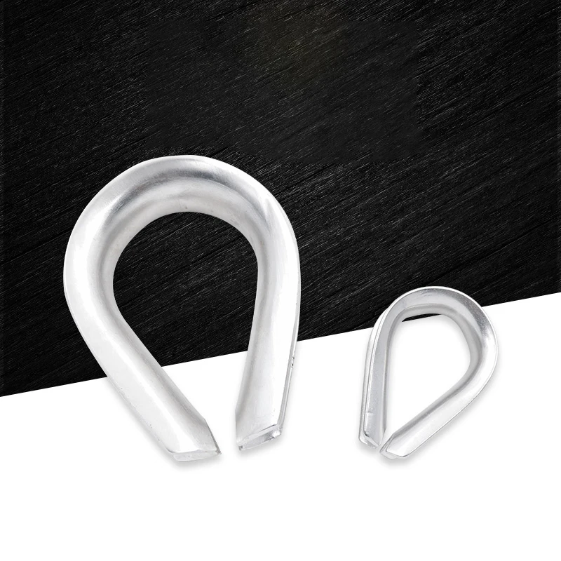Pinces de protection de câble métallique en acier inoxydable, injecteur d'anneaux, cosses de ligne, boucle de fil, M1.5, M2, M3 figuré, M5 à M32, A2, 304