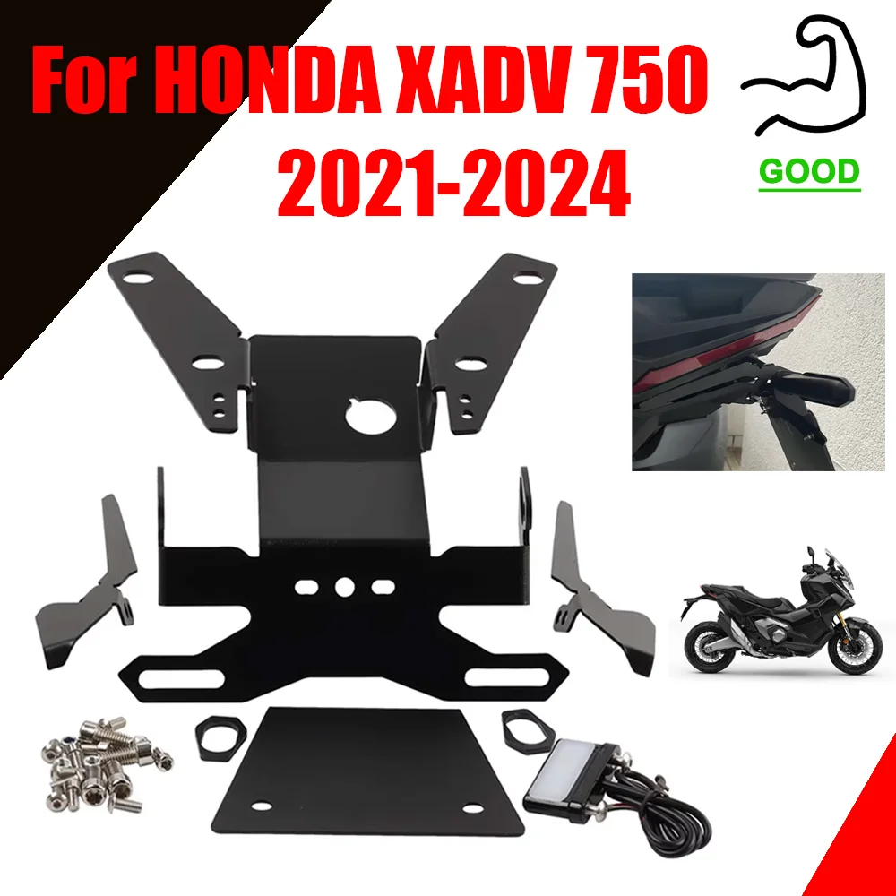 

Кронштейн номерного знака мотоцикла, поддержка заднего крыла, крыло для Honda X-Adv XAD 750 2021 2022 2023 2024, аксессуары