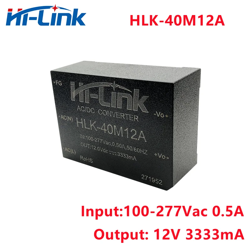 

Free Ship 12V 3A ACDC Intelligent Step Down Power Supply Module HLK-40M12A Isolated Converter Household for electric meter IC