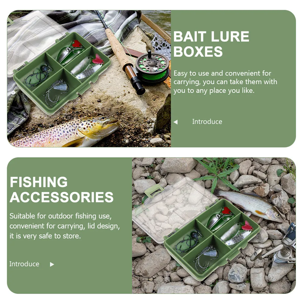 

Набор из 2-х компактных водонепроницаемых рыболовных ящиков-органайзеров, ударопрочных, легко переносимых, для приманок, наживок и снастей.