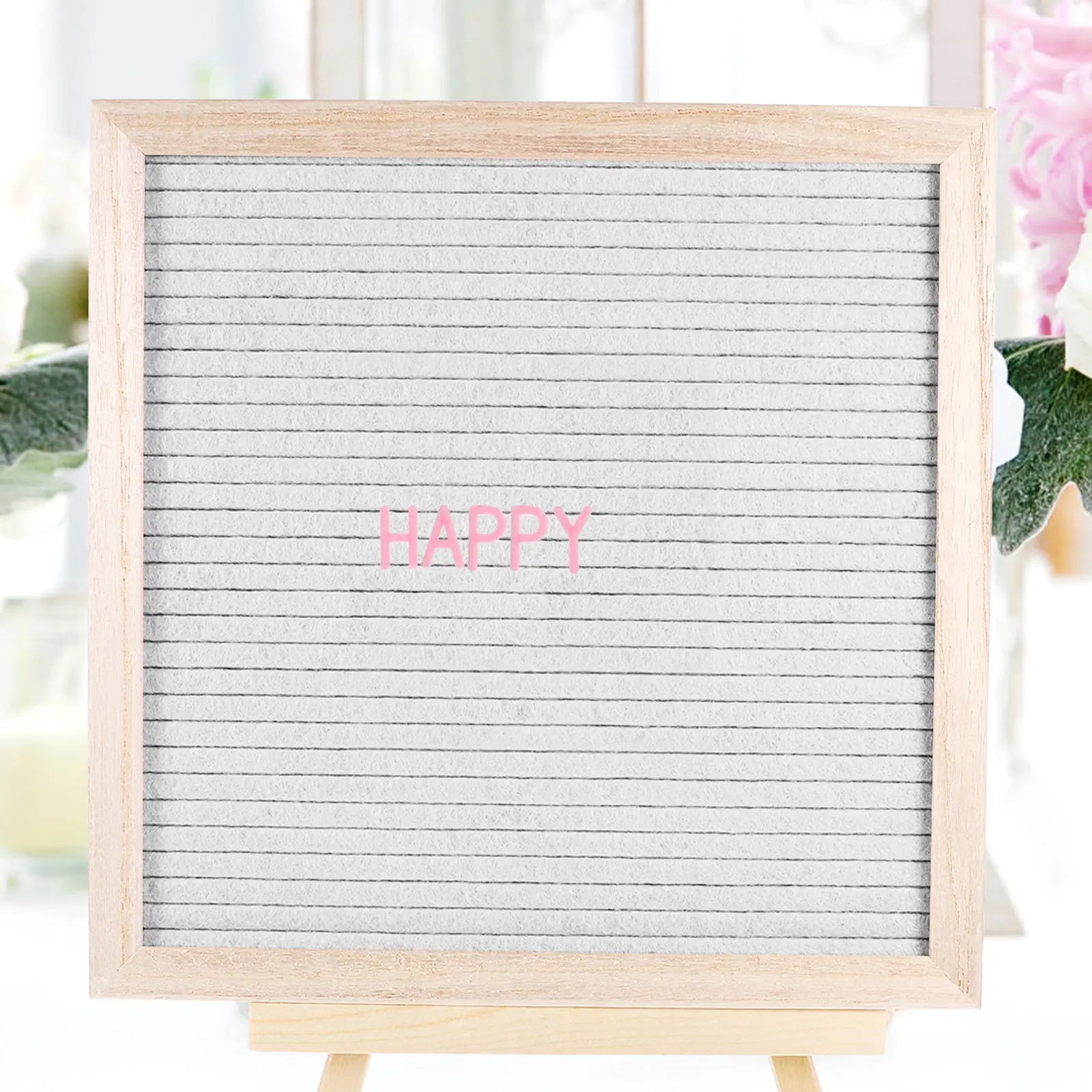 Felt Letter Board with Plastic Letters – Changeable Message Board for Home, Office & Classroom DIY Decor