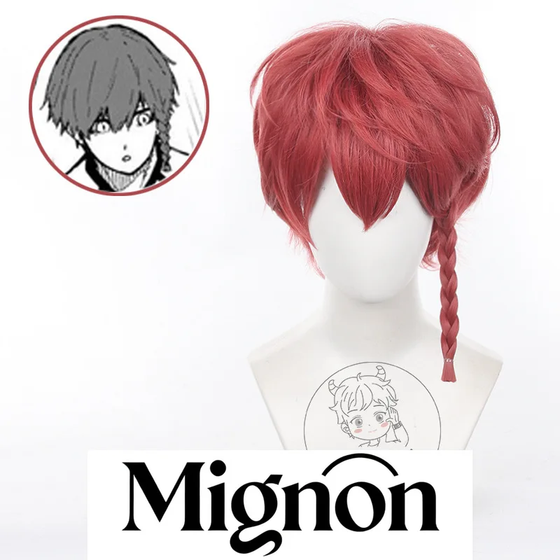 

Blue Lock Hīna Ranse cosplay wig integrated braided pigtails Halloween gift